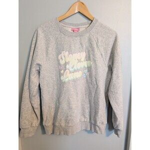 Stoney Clover Lane 🎯 Colab Gray Sweatshirt Pastel Graphic Collectible EUC Small